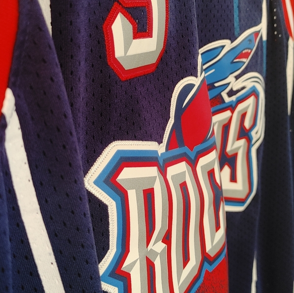 NWT New Rare Vtg Nike Hardwood Classics NBA Houston Rockets Steve Francis Jersey - Picture 11 of 12